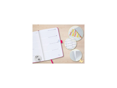 sigel Agenda de poche Jolie Flair 2026, A6, violet
