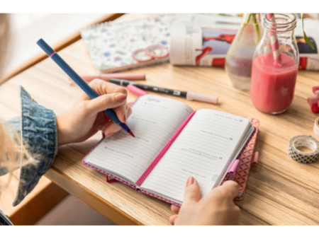 sigel Agenda de poche Jolie Flair 2026, A5, jaune
