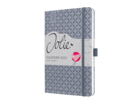 sigel Agenda de poche Jolie Flair 2026, A5, gris