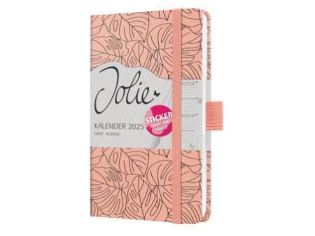 sigel Agenda de poche Jolie Beauty 2026 'Rose Monstera', A6