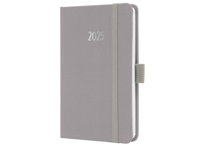 sigel Agenda de poche Jolie Feel 2026, textile, A6, gris