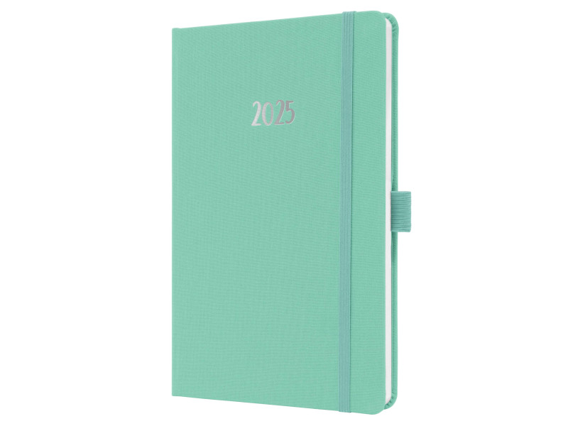 sigel Agenda de poche Jolie Feel 2026, textile, A5, menthe