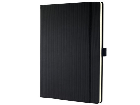 sigel Carnet de notes Conceptum, A4+, quadrillé, noir
