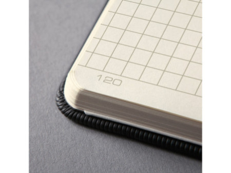 sigel Carnet de notes Conceptum, A4+, quadrillé, noir