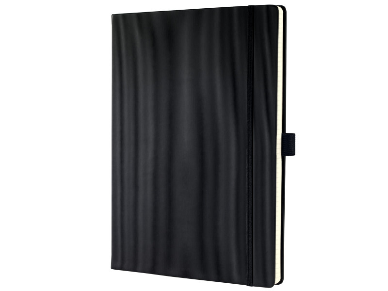 sigel Carnet de notes Conceptum, A4+, ligné, noir
