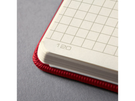 sigel Carnet de notes Conceptum, A5, quadrillé, rouge