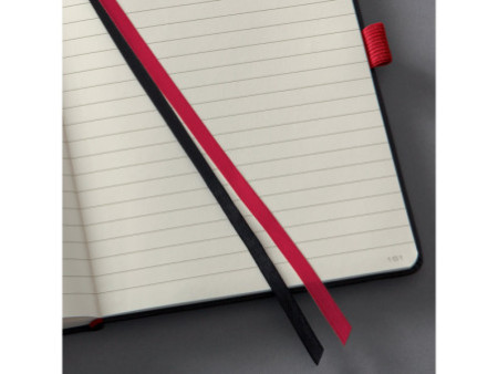 sigel Carnet de notes Conceptum, A4, ligné, noir/rouge