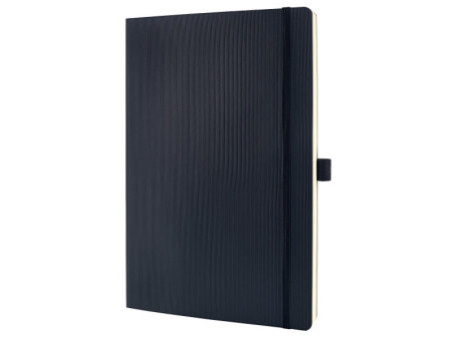 sigel Carnet de notes Conceptum, A4, quadrillé, noir