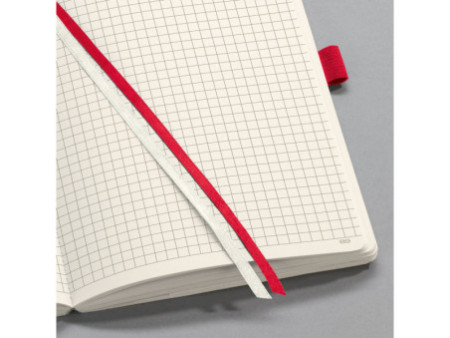 sigel Carnet de notes Conceptum, A4, quadrillé, rouge