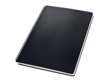 sigel Cahier à spirale Conceptum, A4, ligné, noir