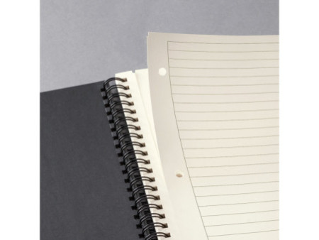 sigel Carnet à spirale Conceptum, A5, ligné, noir