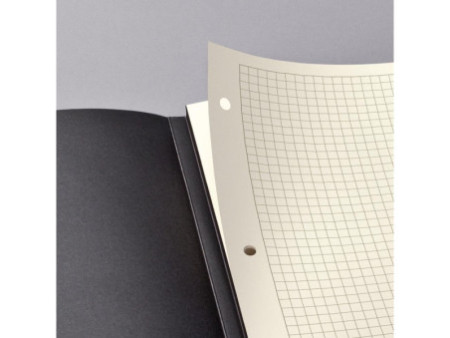 sigel Cahier Conceptum, A4, quadrillé, noir