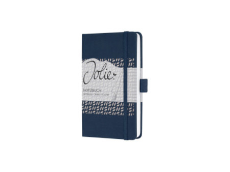 sigel Carnet Jolie Impress, similicuir, A6, bleu foncé