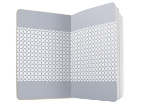 sigel Carnet Jolie Impress, similicuir, A6, gris