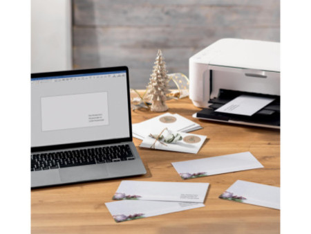 papier Enveloppe à motif de Noël 'Charmful Christmas'