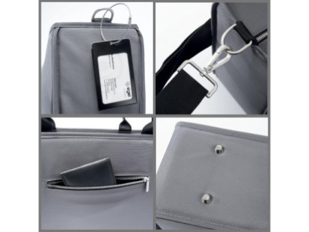 sigel Sacoche Business Desk Sharing Bag, RPET, L, gris