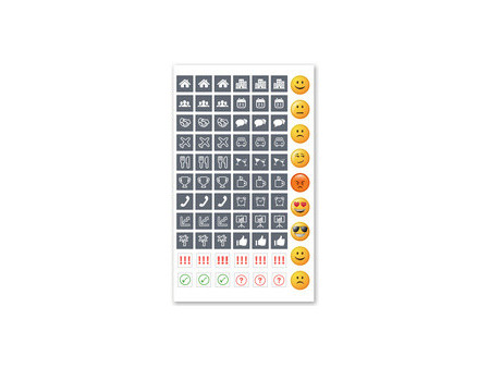 sigel Calendrier de table Conceptum 2026, env. A5, bleu