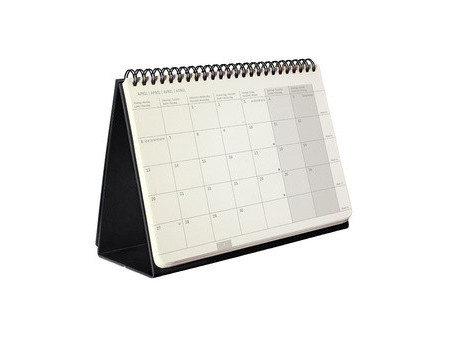 sigel Calendrier de table Conceptum 2026, env. A5, bleu