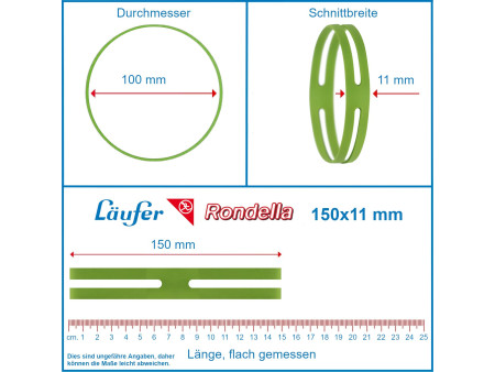 Läufer Elastiques en X dans un carton - 100 g, 150 x 11 mm,