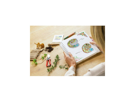 sigel Carnet spirale Jolie Inspire Square 'Wild Herbs'