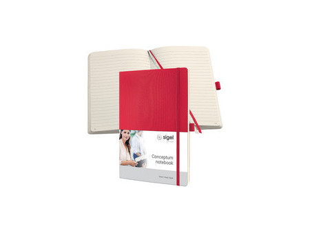 sigel Carnet de notes Conceptum, A4, uni, noir