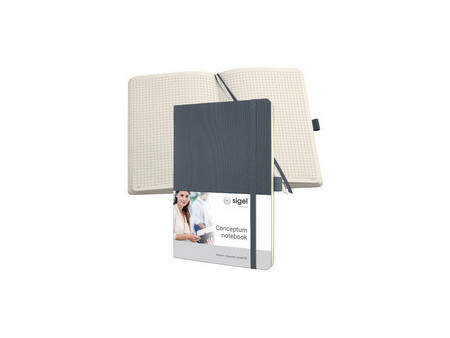 sigel Carnet de notes Conceptum, A5, uni, noir