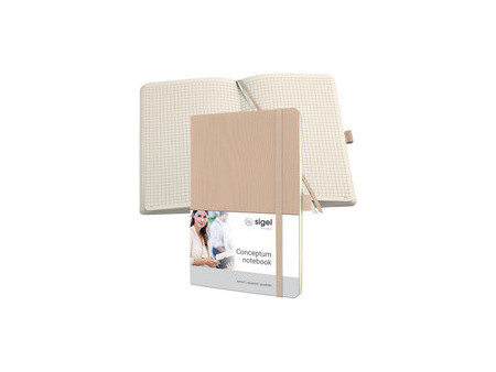 sigel Carnet de notes Conceptum, A5, uni, noir