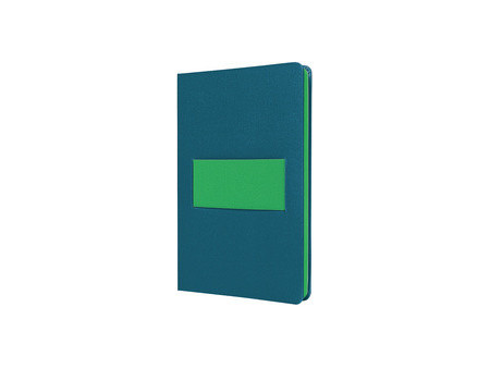 sigel Carnet Linescape, A5, ligné, gris / vert fluo