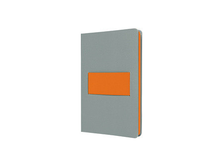 sigel Carnet Linescape, A5, ligné, bleu / orange fluo