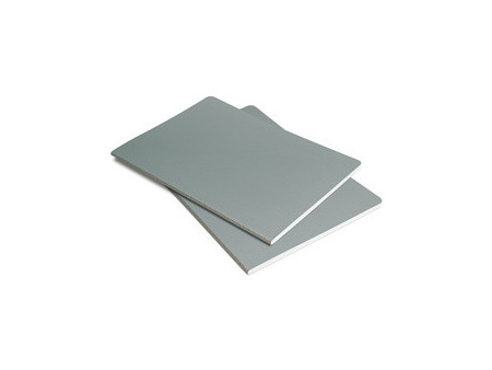 sigel Carnet Linescape, A5, quadrillé, bleu / vert fluo