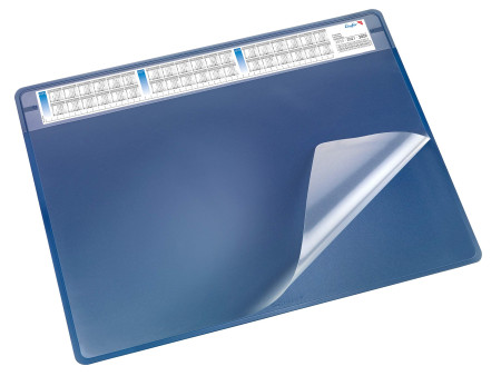 Läufer Sous-main DURELLA SOFT, 500 x 650 mm, bleu