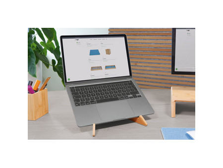 sigel Support pour laptop et tablette Eyestyle, en bambou