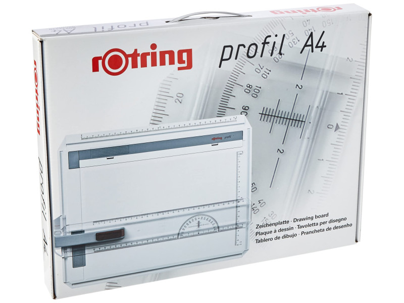 rotring Planche à dessin profil A4, en plastique anti-chocs