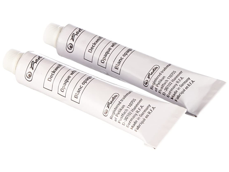 herlitz Blanc de fond, contenu: 2 tubes de 7,5 ml