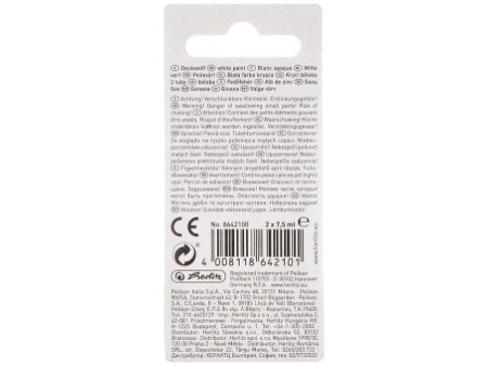 herlitz Blanc de fond, contenu: 2 tubes de 7,5 ml