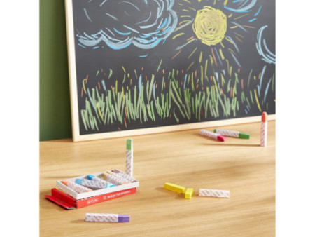 herlitz Craie pour tableau, assorti, étui carton de 12