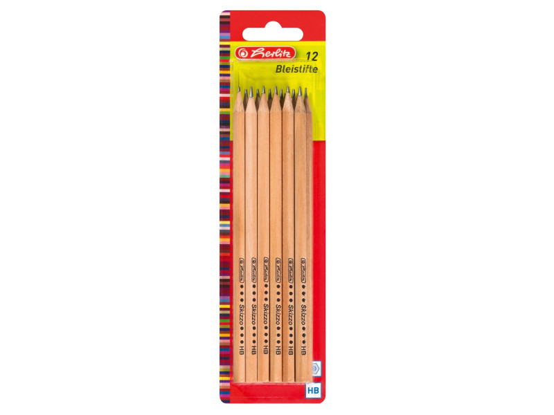 herlitz Crayon Skizzo natur, hexagonal, degré de dureté: HB