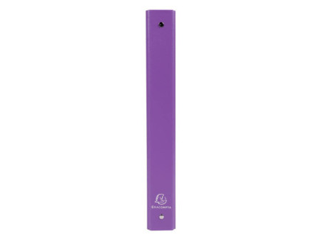 EXACOMPTA Classeur rembordé PP, A4, 4 anneaux, violet