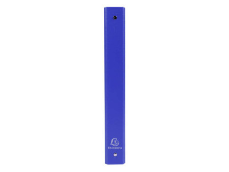 EXACOMPTA Classeur rembordé PP, A4, 4 anneaux, bleu