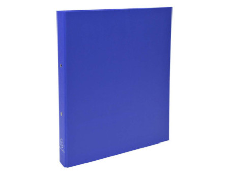 EXACOMPTA Classeur rembordé PP, A4, 2 anneaux, bleu