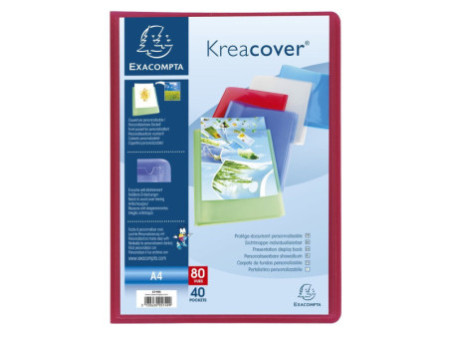 EXACOMPTA Protège-documents Kreacover, A4, PP, assorti