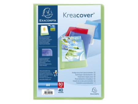 EXACOMPTA Protège-documents Kreacover, A4, PP, assorti