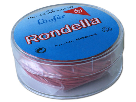 Läufer Bracelets élastiques RONDELLA, 85 mm, 25 g, rouge