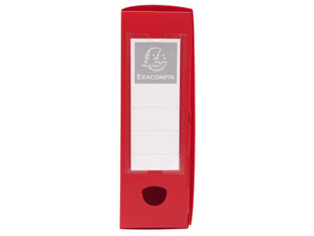 EXACOMPTA Boîte d'archives à pression, PP, 80 mm, rouge