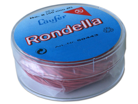 Läufer Bracelets élastiques RONDELLA, 50 mm, 25 g, rouge