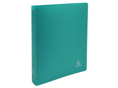 EXACOMPTA Classeur semi-rigide, PP, A4 Maxi, 4 anneaux, vert