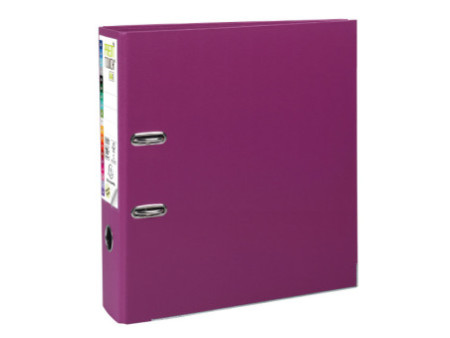 EXACOMPTA Classeur à levier PP Premium, A4, 80 mm, fuchsia