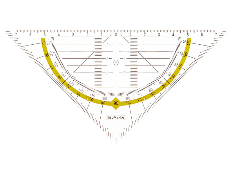 herlitz Equerre géométrique, hypoténuse: 160 mm