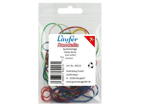Läufer Bracelets élastiques RONDELLA en sachet, assorti,10 g