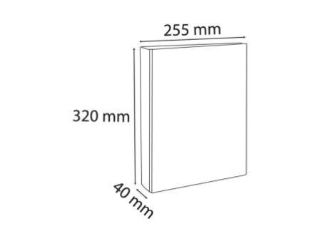 EXACOMPTA Classeur à anneaux, PP, 2 anneaux, A4, assorti